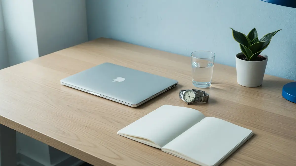 Responsible-play boundary card on a calm desk