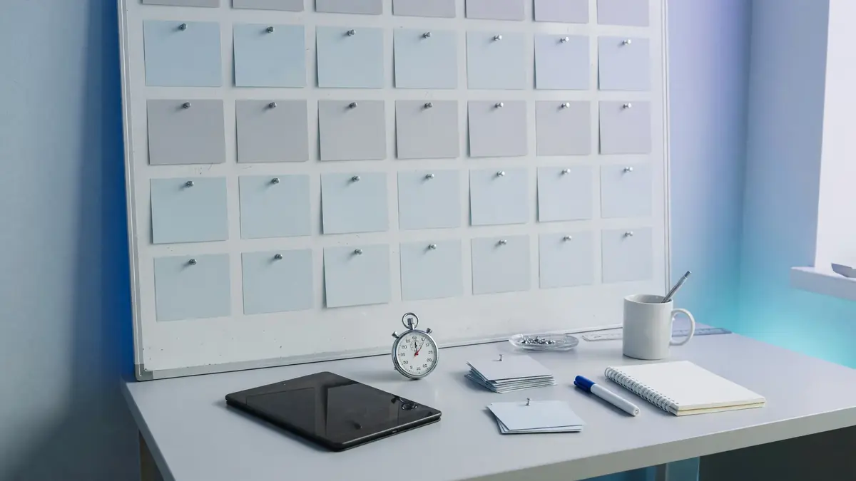 Evaluation board with evidence columns